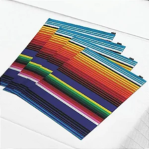 Kit Jogo Americano com 4 Peças Mexican Stripes 30x45CM