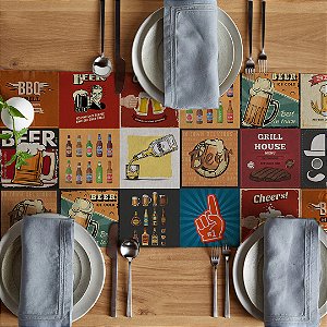 Trilho de Mesa 40 x 210 cm – Estampas Variadas | Synth Decor