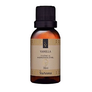 Essência Hidrossolúvel Vanilla Via Aroma - 30ml