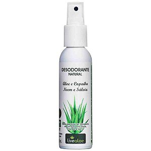 Desodorante Natural Aloe Copaíba Livealoe 120ml