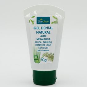 Gel Dental Natural Aloe Melaleuca Livealoe 70gr