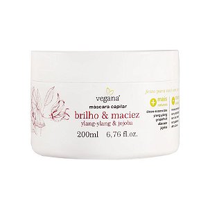 Máscara Capilar Brilho e Maciez - Vegana 200ml