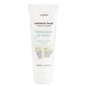 Esfoliante Facial Hidratação e Detox - Vegana 100ml