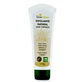 Esfoliante Natural Aloe Cupuaçu Livealoe 120g