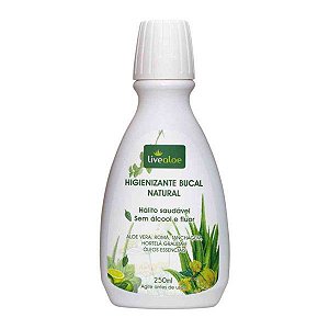 Higienizante Bucal Natural Livealoe 250ml