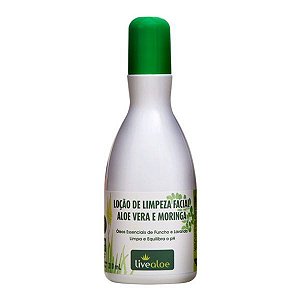 Loção Facial de Limpeza Livealoe 210ml