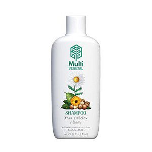 Shampoo Para Cabelos Claros - Multi Vegetal 240ml