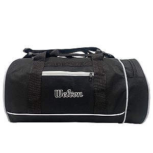 Bolsa treino esporte bolso lateral preto