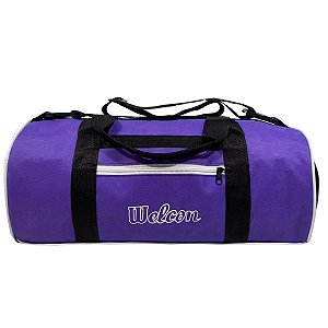 Bolsa treino esporte porta tênis roxa