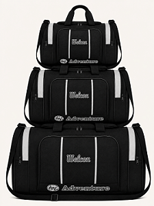 Kit Adventure 3 Peças (P+M+G) — Cinza