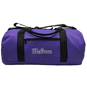 Bolsa Treino Academia Roxa Fitness Esporte Reforçada