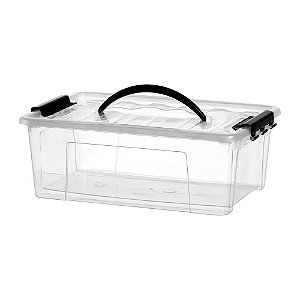 Caixa Container Plástico Transparente - Escolha o Tamanho