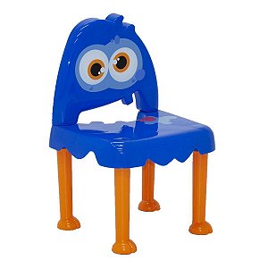  Torres Cabral Cadeira Monster Azul/Laranja Infantil Tramontina