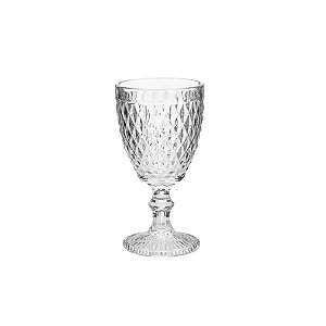 Conjunto 6 Taças de Vidro Água Vinho Bico de Abacaxi 256ml