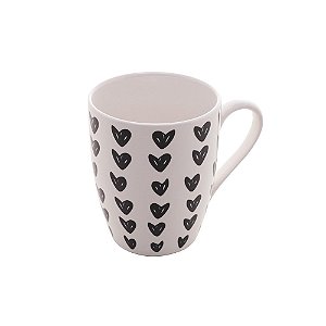 Caneca de Porcelana Cute Hearts 350ml