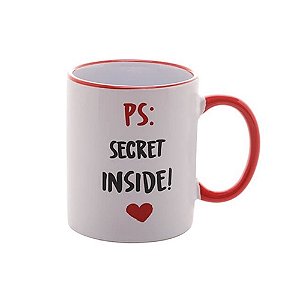 Caneca de Porcelana Secret Inside - 350ml