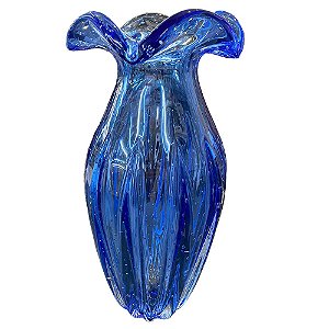 Vaso de Decoração em Murano - Isis - Azul Oxford - M