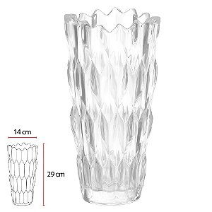 Vaso Cristal Ecologico 0,8CM (Transparente) 29cm