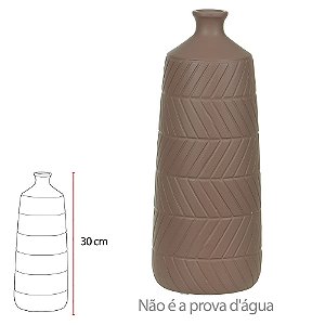 Vaso Decorativo Ceramica Terracota 30cm 12d