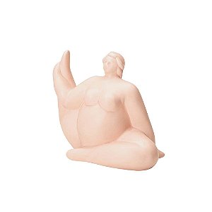 Escultura Yoga Em Ceramica