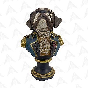 Cachorro Decorativo Busto Monóculo