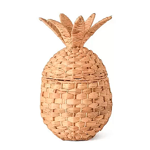 Caixa em Fibra Natural Abacaxi