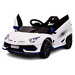 Carrinho Elétrico Infantil Lamborghini Aventador Branca