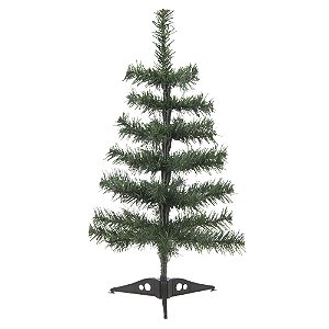 ARVORE NATAL 25 TIPS C/BASE PLASTICO (VERDE) 35cm