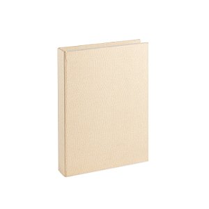 Livro-Caixa em MDF com Revestimento em Linho - Grande Sofisticação (13597)