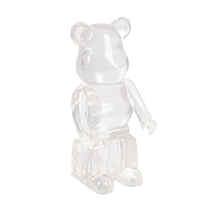 66431 - Escultura Urso em Resina Incolor