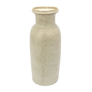 36186 - Vaso em Cerâmica Bege Texturizado G
