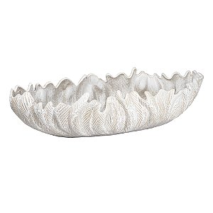 57088 - Centro de Mesa Decor em Cerâmica Branco
