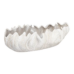 57089 - Centro de Mesa Decor em Cerâmica Branco