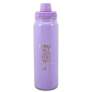 Garrafinha Termica Lilas 800ml