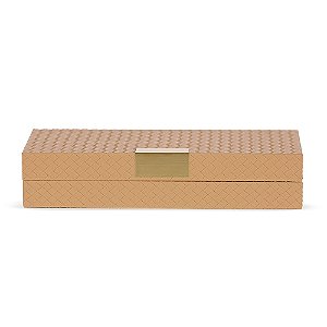 Caixa em MDF com Revestimento em PU – 7,5x36,5x18,5cm