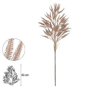 C. Folhagem Seca c/ Flocked X80 (Ocre) – 80cm