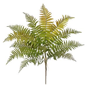 F. Samambaia C/Print Plástico X12 (Verde Outono) – 74cm