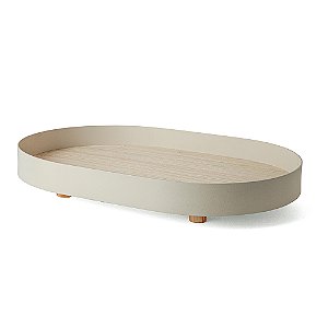 Bandeja em MDF e Metal – 7,5 x 49,5 x 33 cm