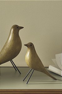 Escultura Pássaro Decorativa em Polirresina (13909) | Decoração