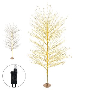 Árvore Fio de Fada com 2000 LEDs – Bivolt – Branco Quente – 1,8 m