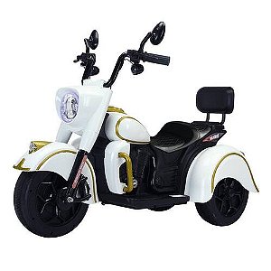 Moto Elétrica Grande Infantil Menino Menina Preta
