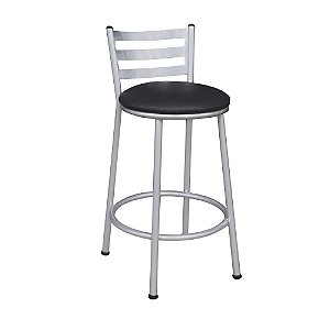 Banqueta Millenium 50 cm Metalnew com Estrutura em Aço