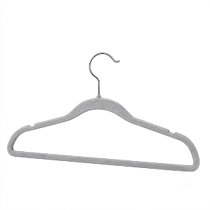 Cabide de Veludo Slim Antideslizante para Roupas Adultas | Diversas Cores