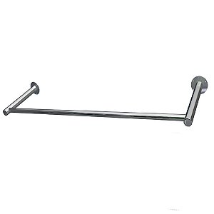 Arara de Parede Cromada Reta 80cm