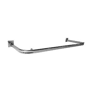 Arara de Parede Cromada Reta 1,5m
