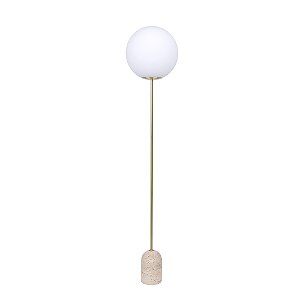 Luminária Decorativa em Mármore e Vidro | Moas