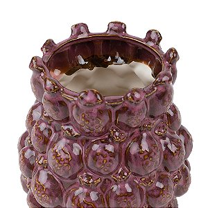 Vaso Romã Roxo em Cerâmica | Decoração (22950)
