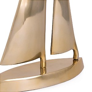 Escultura Barco Decorativa em Metal (22002/22003) | Decoração