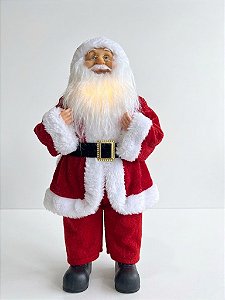 Papai Noel em Pé com LED Vermelho e Branco 40cm (83382001)
