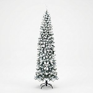 Árvore de Natal Slim Nevada 282 Galhos Verde e Branco 1,80m (AR034-18-I)